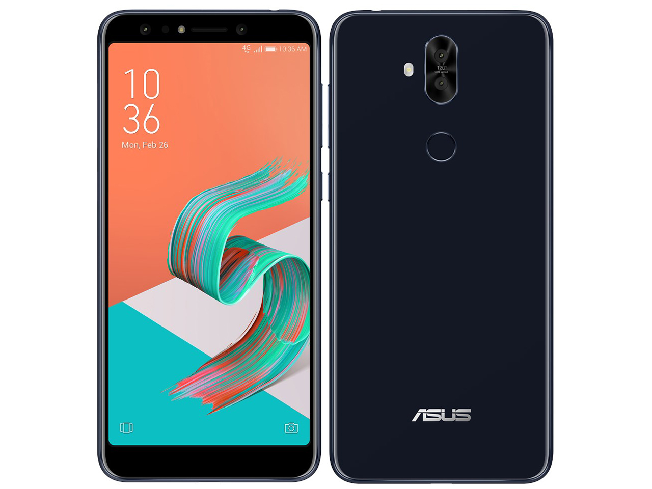 ZenFone 5Q SIM�t���[ [�~�b�h�i�C�g�u���b�N] �̐��i�摜