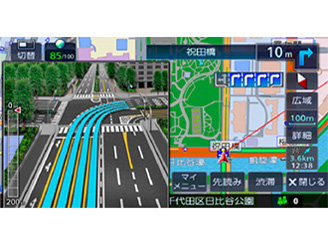 『ルート画面5』 彩速ナビ MDV-D505BTW の製品画像