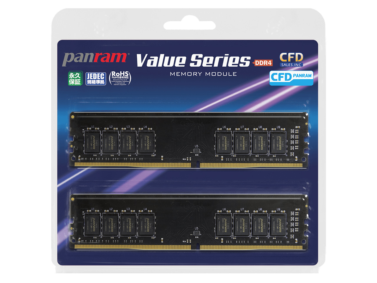 W4U2400PS-8GC17 [DDR4 PC4-19200 8GB 2���g] �̐��i�摜