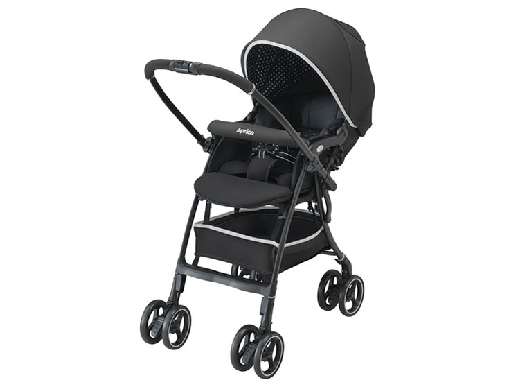 【再値下げ】Aprica ラクーナエアー 軽量ベビーカー　ドットブラック BK 304eb9d04c9e247ea06d81361f9f27