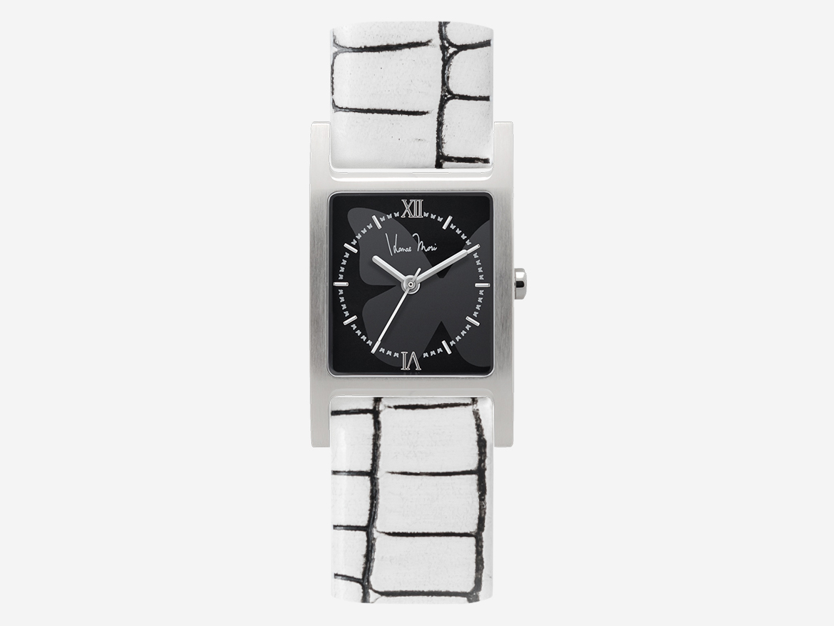 wena wrist Three Hands Square Hanae Mori manuscrit Edition WNW-SC18W0N/W [�z���C�g] �̐��i�摜