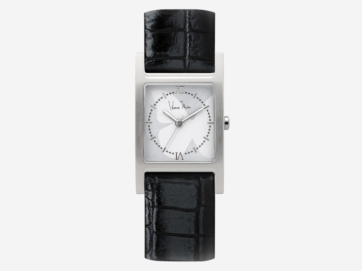 wena wrist Three Hands Square Hanae Mori manuscrit Edition WNW-SC18W0N/B [�u���b�N] �̐��i�摜