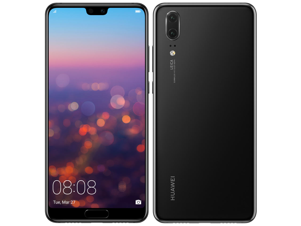 HUAWEI P20 SIM�t���[ [�u���b�N] �̐��i�摜