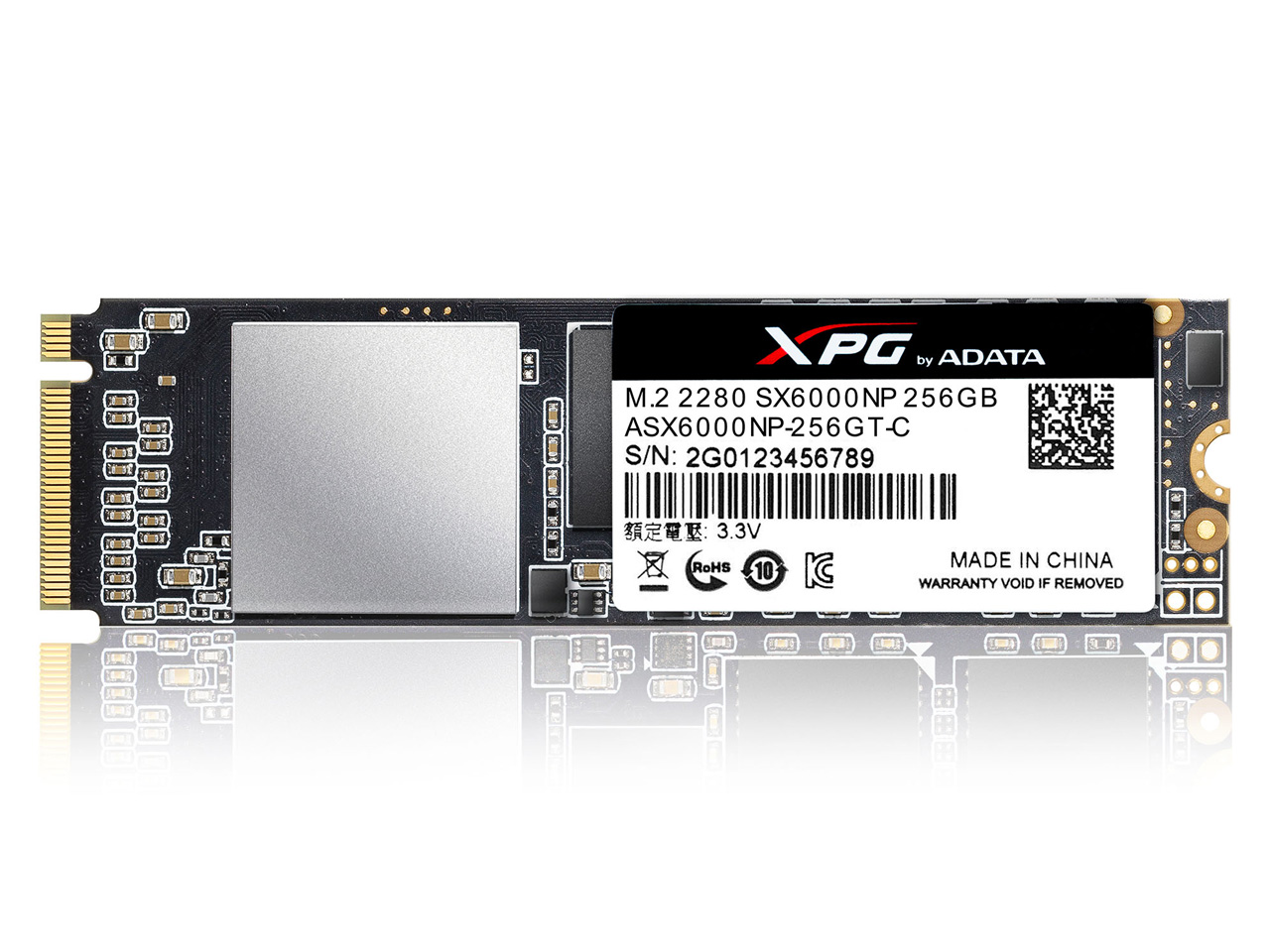 XPG SX6000 ASX6000NP-256GT-C �̐��i�摜