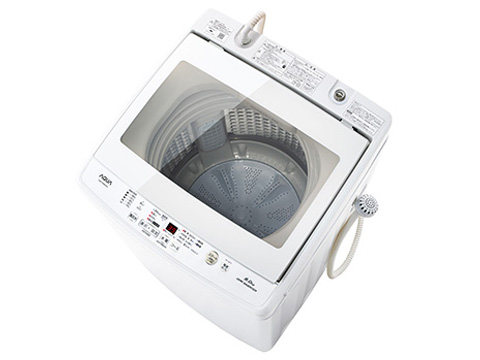 AQUA アクア　全自動洗濯機　AQW-GV800E 2018年製 8kg AQW-GV800E | アクア株式会社（AQUA）｜生活家電