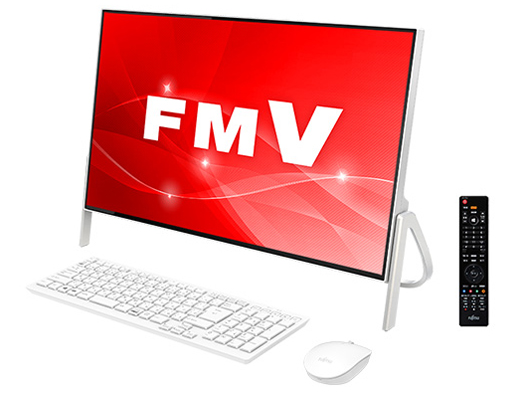 FMV ESPRIMO FH�V���[�Y WF1/C2 KC_WF1C2_A034 Core i7�ETV�@�\�E������32GB�ESSD 256GB+HDD 3TB�EBlu-ray���ڃ��f�� [�z���C�g]