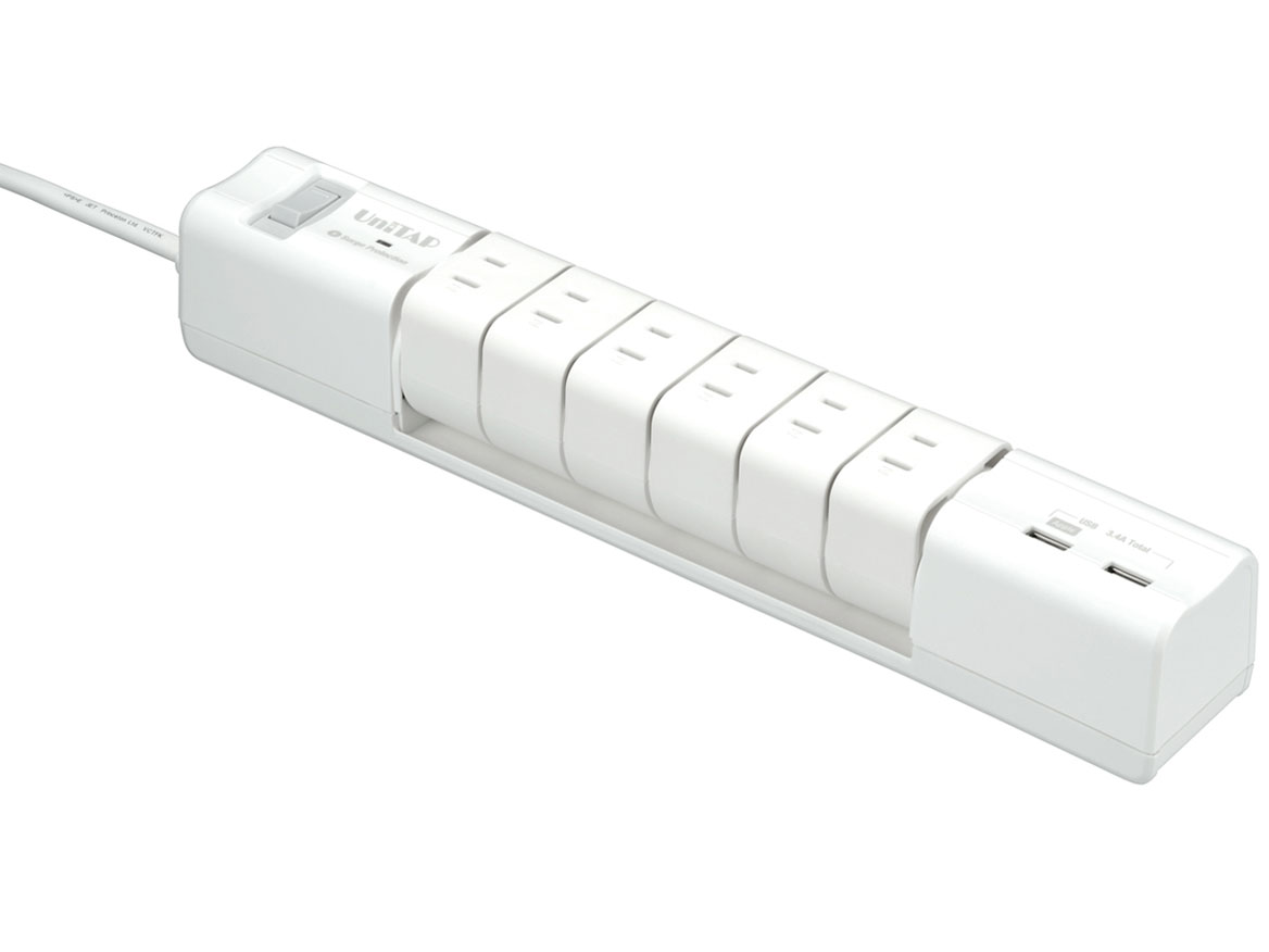 Unitap PPS-UTAP6AWH [�z���C�g] �̐��i�摜