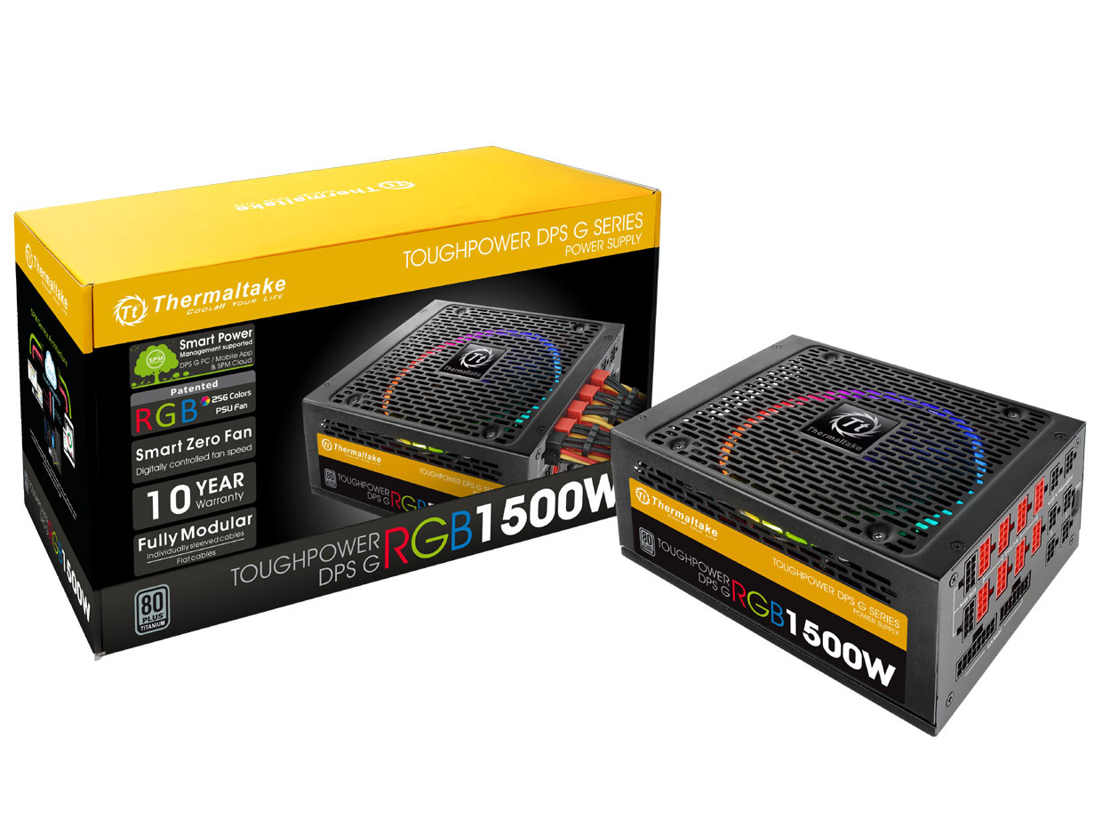 Toughpower DPS G RGB 1500W TITANIUM PS-TPG-1500DPCTJP-T [Black]