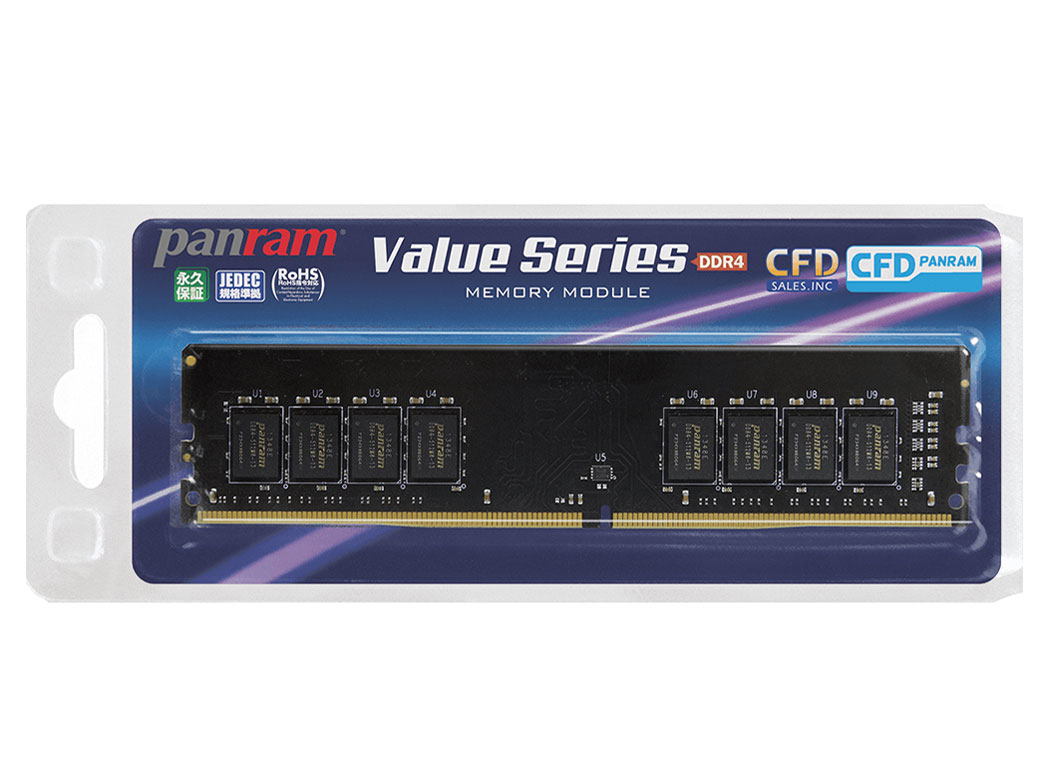 価格.com - D4U2666PS-4GC19 [DDR4 PC4-21300 4GB] の製品画像