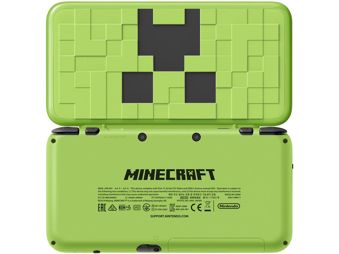 New�j���e���h�[2DS LL MINECRAFT CREEPER EDITION