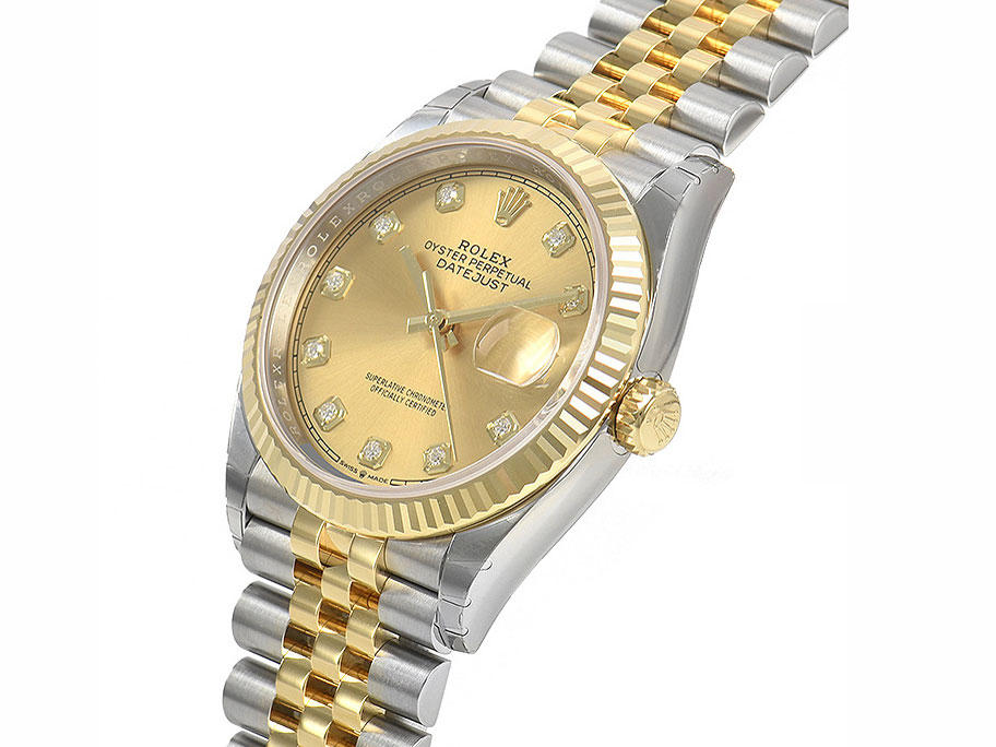 デイトジャスト 126233 [10Pダイヤ ジュビリーブレスレット シャンパン]