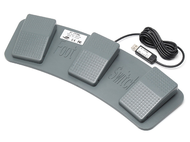 USB�t�b�g�y�_���X�C�b�` 3�y�_�� RI-FP3MG [�O���[] �̐��i�摜