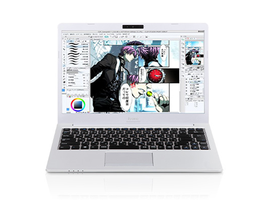 SENSE-14FH054-i7-UHSS-CSP [CLIP STUDIO PAINT] Core i7 8550U/16GB������/240GB SSD/14�C���` �̐��i�摜