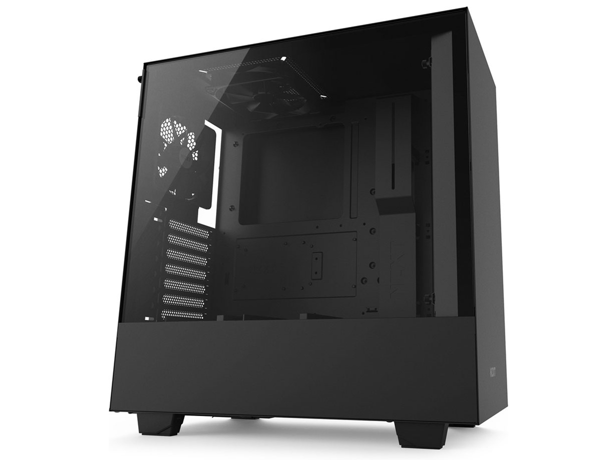 【新品未開封】NZXT H500 ネイキッドモデル CA-H500B-W1 NZXT H500 Mid-Tower Case (Black/Blue) CA-H500B-BL B&H Photo