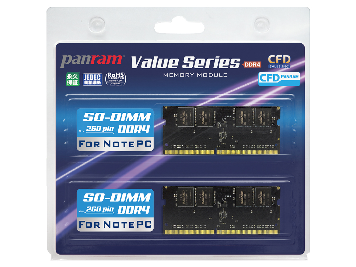 W4N2666PS-16G [SODIMM DDR4 PC4-21300 16GB 2���g] �̐��i�摜