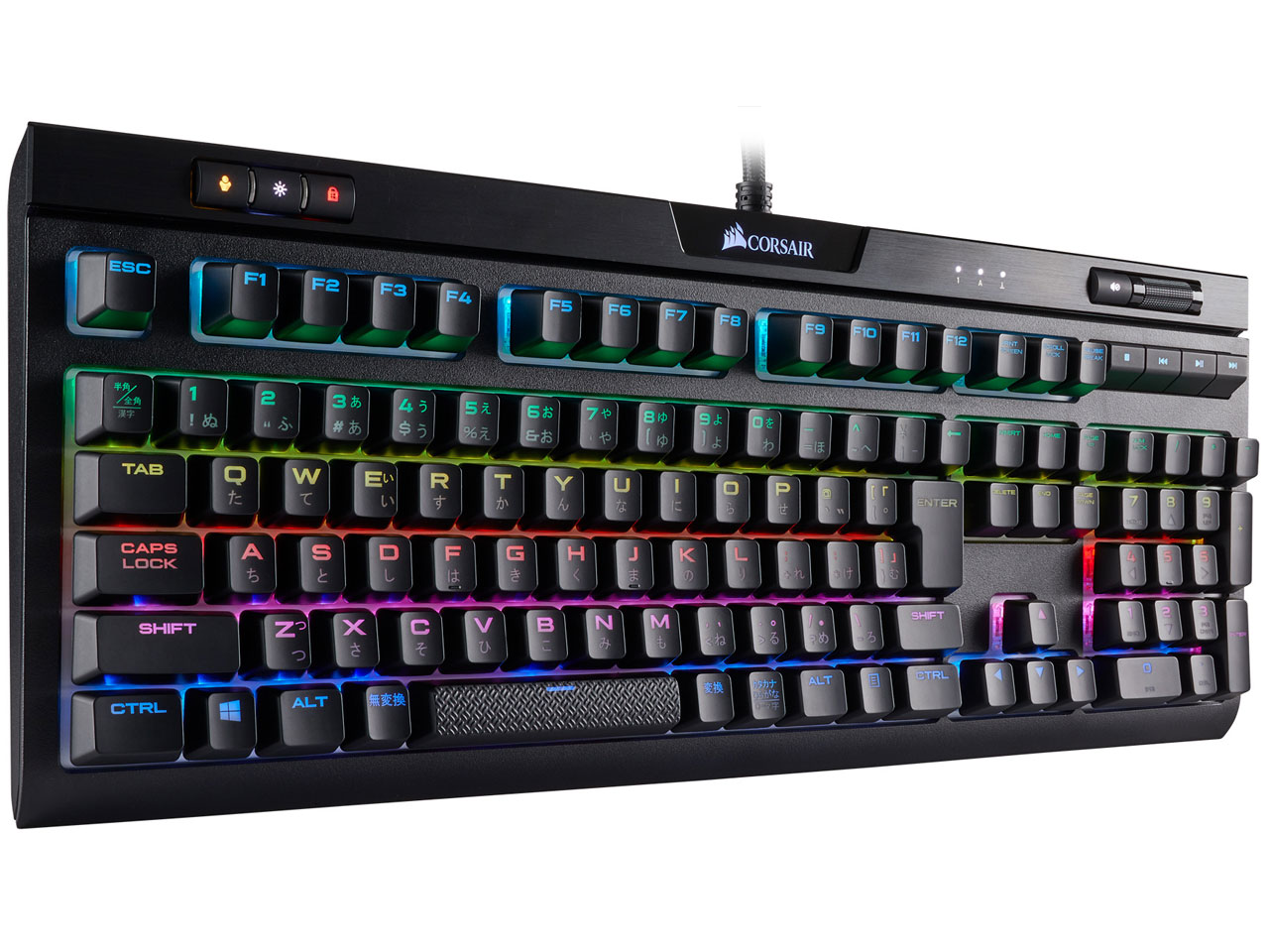 K70 RGB MK.2 RAPIDFIRE MX Speed CH-9109014-JP [�u���b�N]