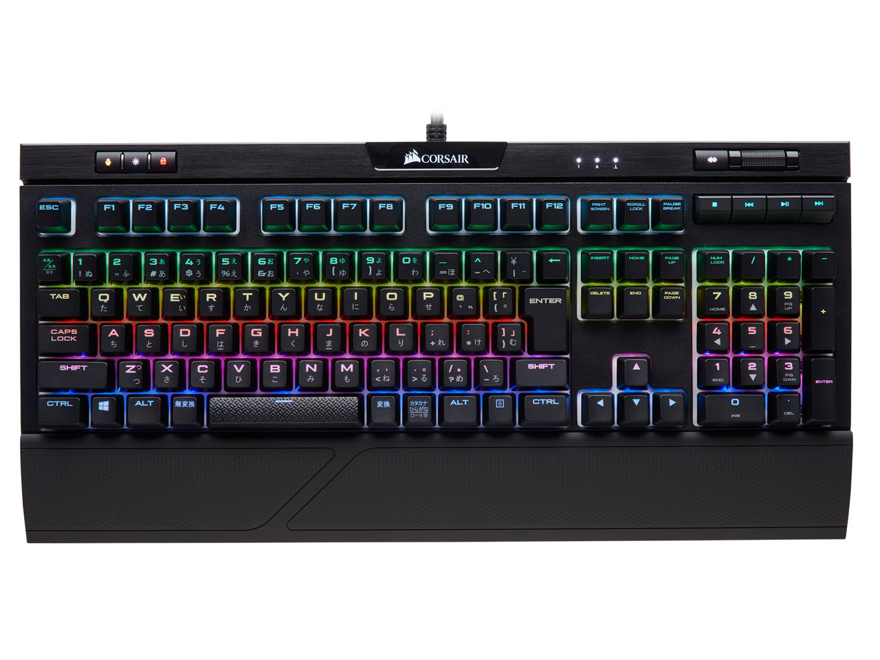 K70 RGB MK.2 RAPIDFIRE MX Speed CH-9109014-JP [�u���b�N] �̐��i�摜