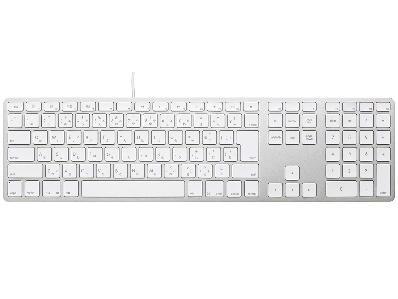 Matias Wired Aluminum keyboard for Mac FK318S-JP [Silver] �̐��i�摜