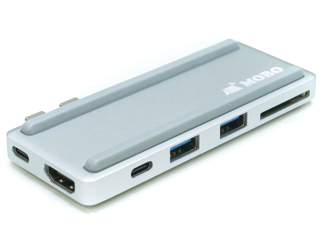 MOBO Dual USB-C Dock for MBP AM-TC2D01S [�V���o�[] �̐��i�摜