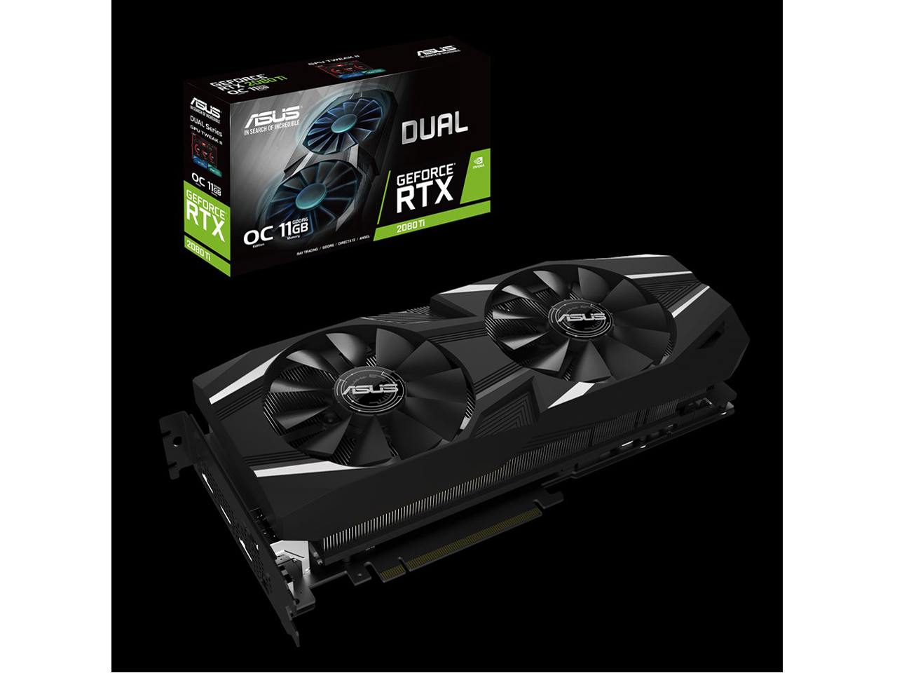 DUAL-RTX2080TI-O11G [PCIExp 11GB] �̐��i�摜