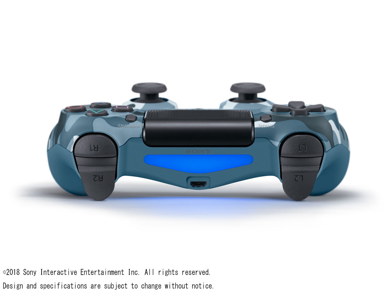 ���C�����X�R���g���[���[(DUALSHOCK 4) CUH-ZCT2J25 [�u���[�E�J���t���[�W��]
