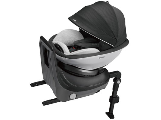 ⭐️美品⭐️コンビ クルムーヴ ISOFIX JJ-650 グレー チャイルドシート コンビ ホワイトレーベル クルムーヴ スマート ISOFIX エッグショック