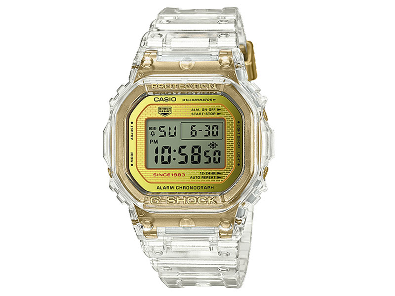 G-SHOCK 35���N�L�O���f�� �O���C�V�A �S�[���h DW-5035E-7JR �̐��i�摜