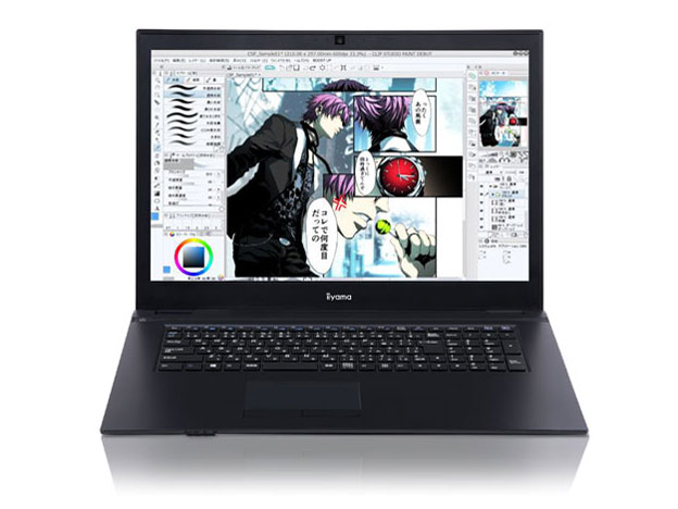SENSE-17HP043-C-UCES-CSP [CLIP STUDIO PAINT] Celeron/8GB������/240GB SSD/17�C���` �̐��i�摜