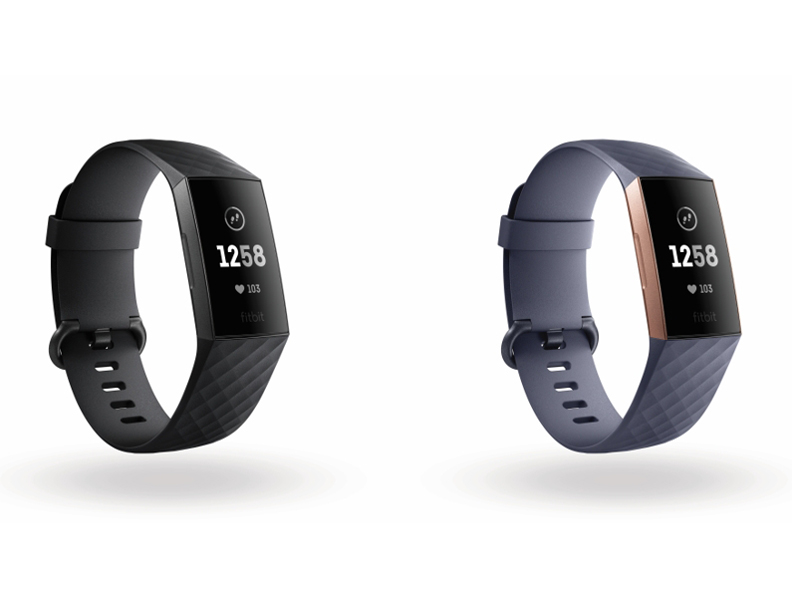 Fitbit Charge 3 FB410RGGY-CJK [�u���[�O���[]