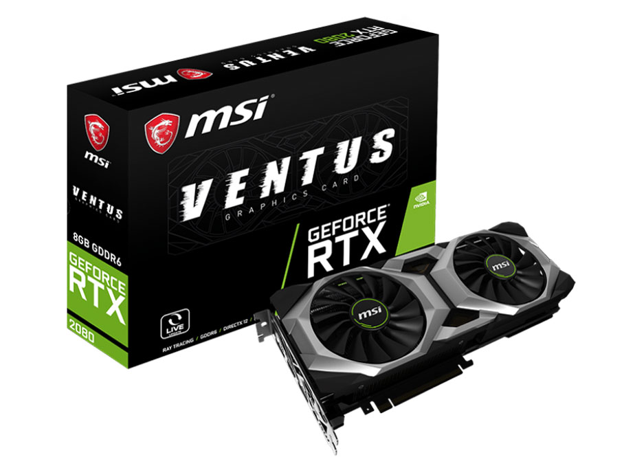 GeForce RTX 2080 VENTUS 8G OC [PCIExp 8GB] �̐��i�摜