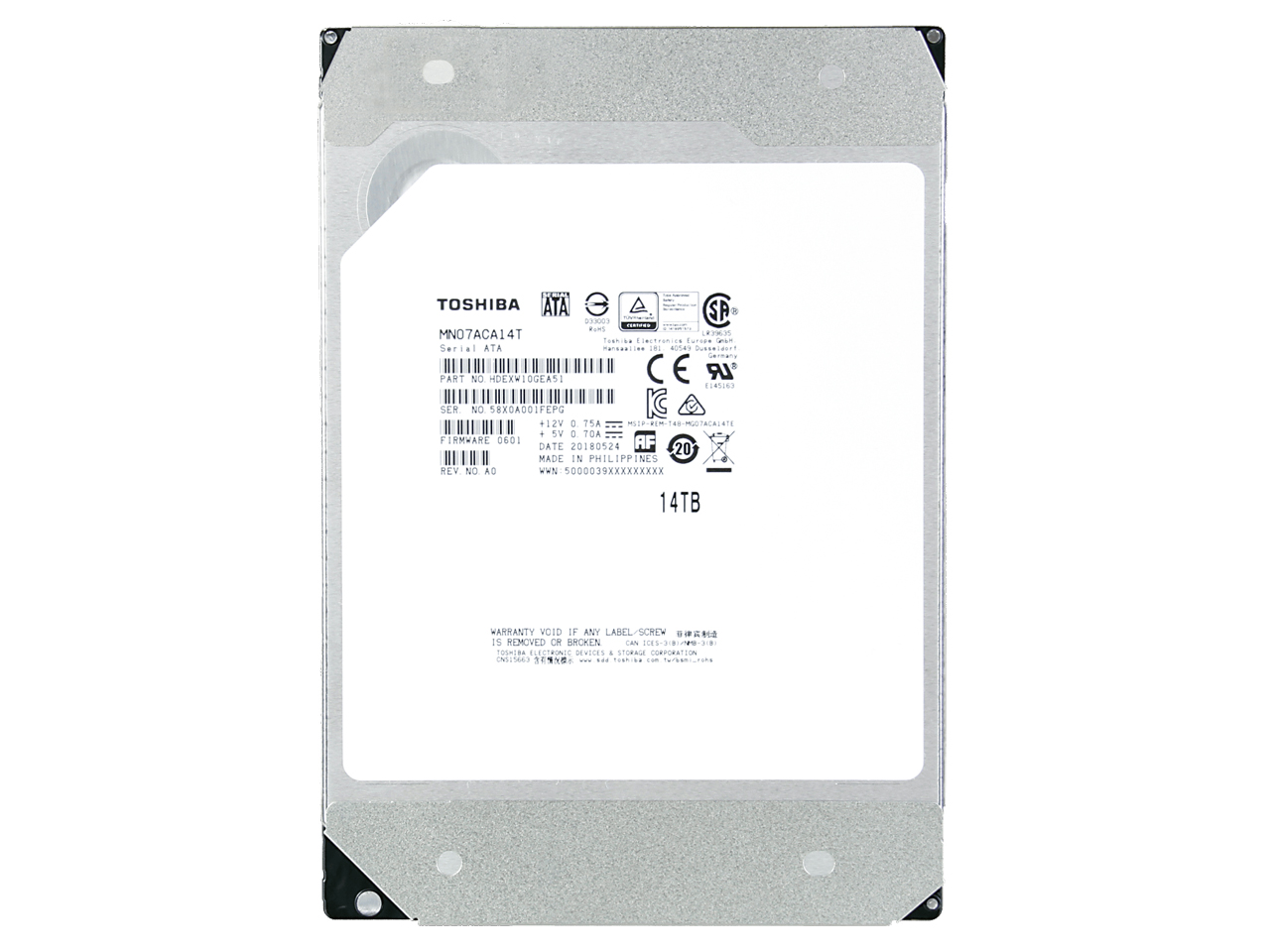 MN07ACA14T [14TB SATA600 7200] �̐��i�摜