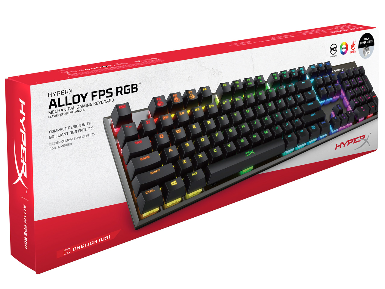 Alloy FPS RGB HX-KB1SS2-US Silver Speed