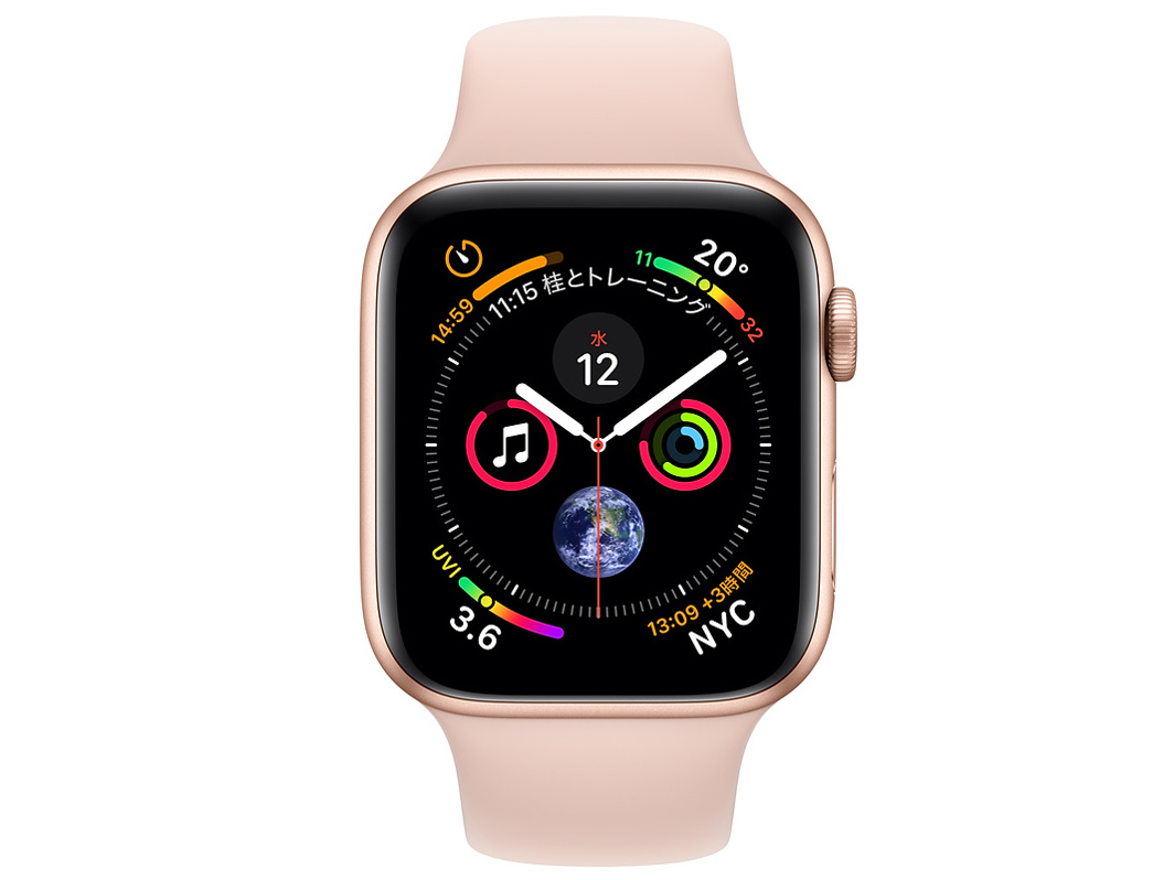 Apple Watch Series 4 GPS+Cellular���f�� 44mm MTVW2J/A [�s���N�T���h�X�|�[�c�o���h]