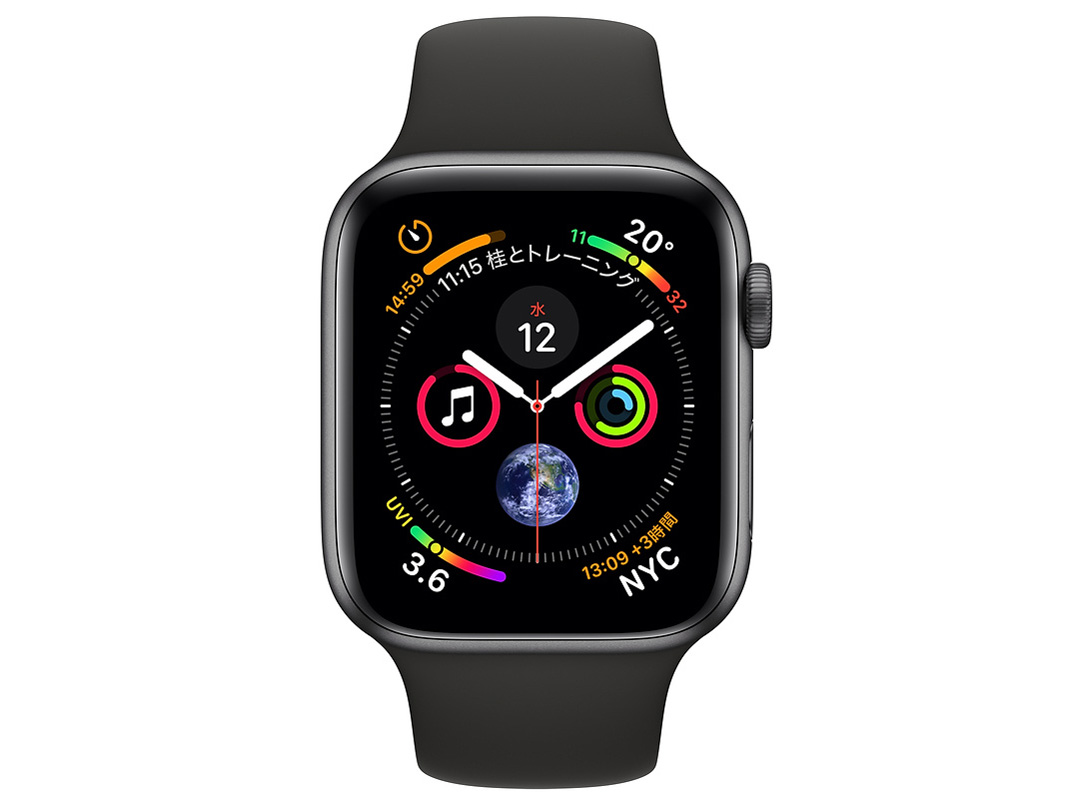 Apple Watch Series 4 GPS+Cellular���f�� 44mm MTVU2J/A [�u���b�N�X�|�[�c�o���h]