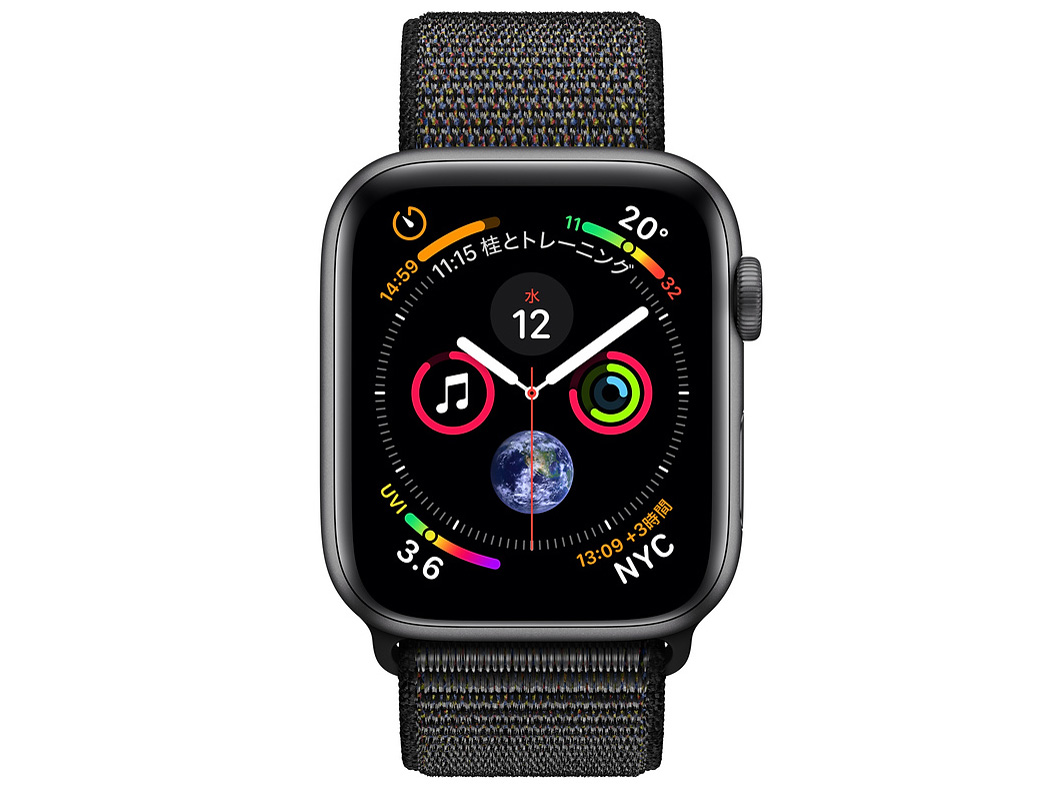 Apple Watch Series 4 GPS+Cellular���f�� 44mm MTVV2J/A [�u���b�N�X�|�[�c���[�v]