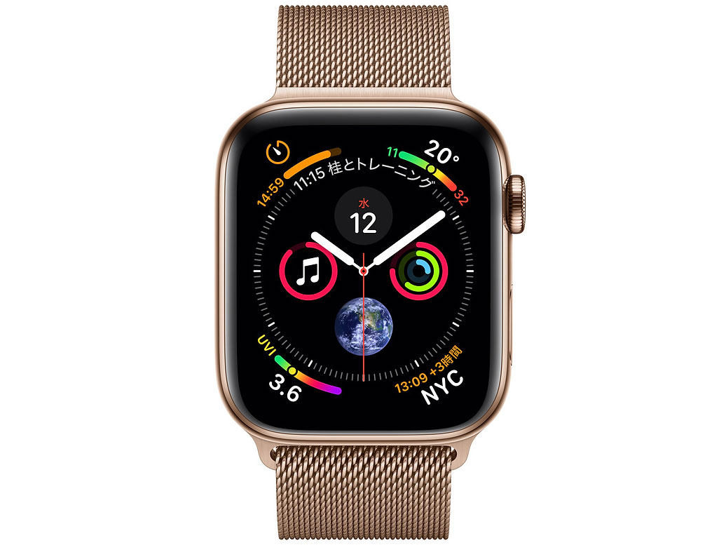 Apple Watch Series 4 GPS+Cellular���f�� 44mm MTX52J/A [�S�[���h�~���l�[�[���[�v]