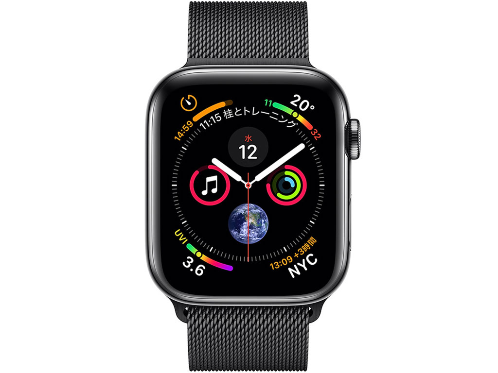 Apple Watch Series 4 GPS+Cellular���f�� 44mm MTX32J/A [�X�y�[�X�u���b�N�~���l�[�[���[�v]
