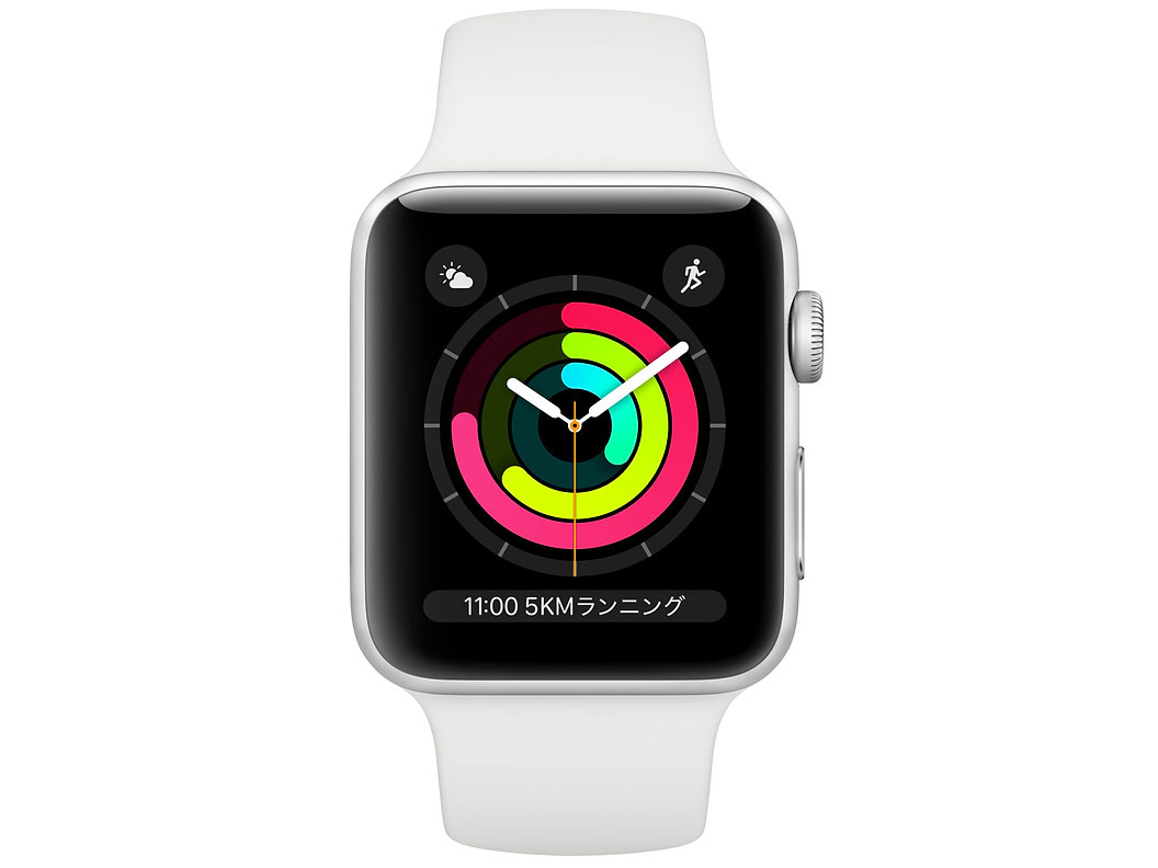 Apple Watch Series 3 GPS���f�� 42mm MTF22J/A [�z���C�g�X�|�[�c�o���h]