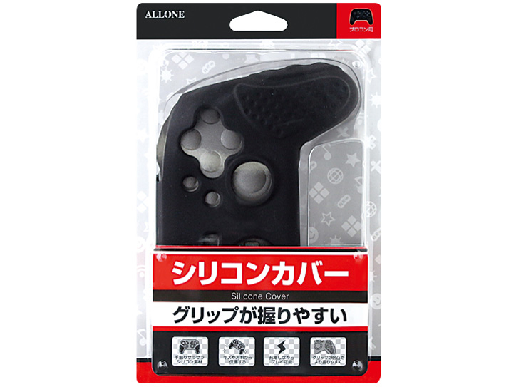 SWITCH Pro�R���p �V���R���J�o�[ ALG-NSPSCK [�u���b�N] �̐��i�摜