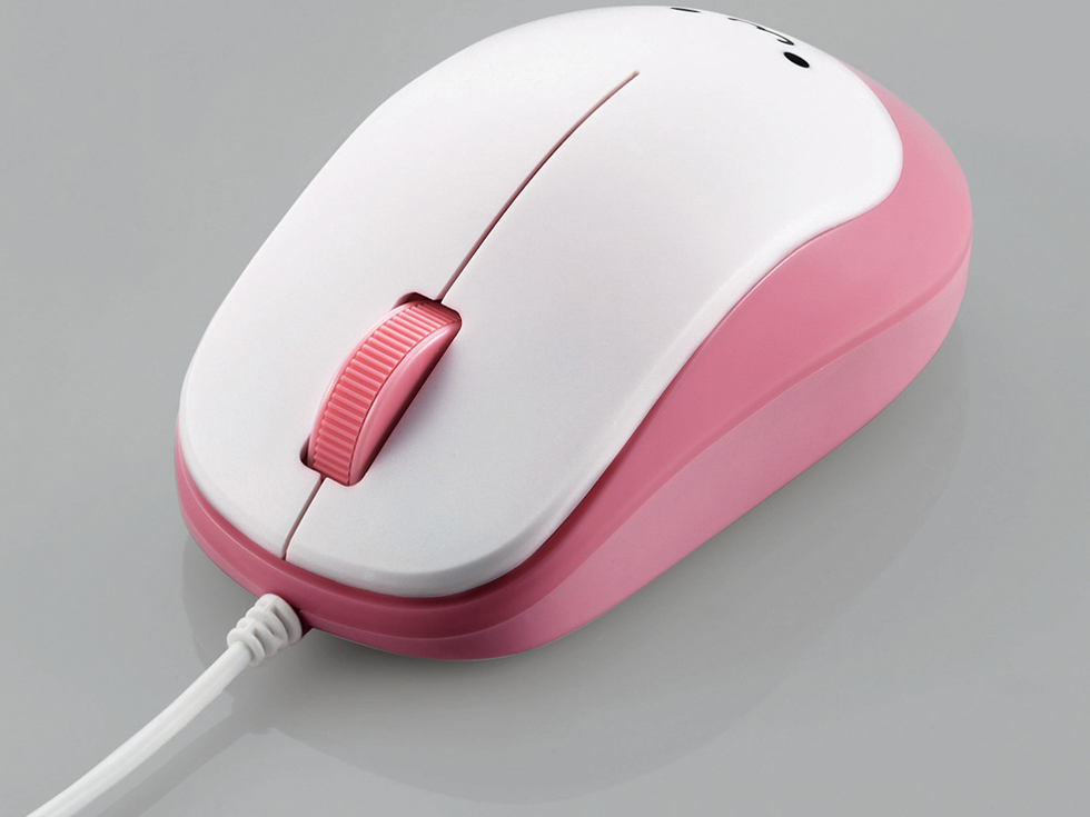 顔付き有線マウス 黒とピンク 顔付き有線マウス 黒とピンク 顔付き有線マウス 黒とピンク 楽天