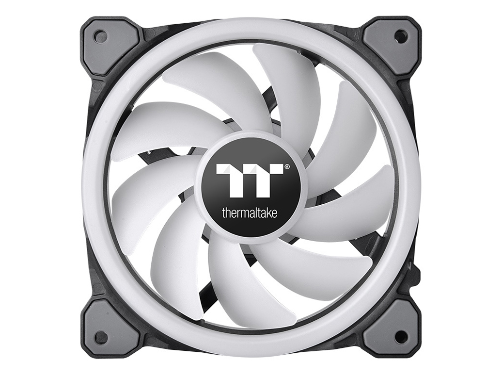 Riing Trio PLUS 12 RGB Radiator Fan TT Premium Edition 3Pack CL-F072-PL12SW-A �̐��i�摜