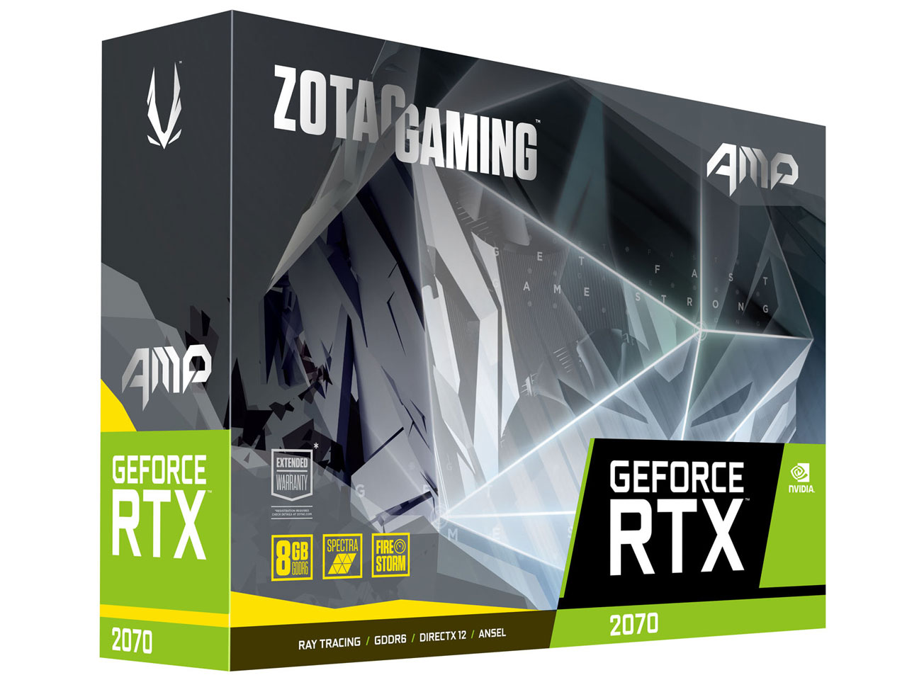 ZOTAC GAMING GeForce RTX 2070 AMP Edition ZT-T20700D-10P [PCIExp 8GB]