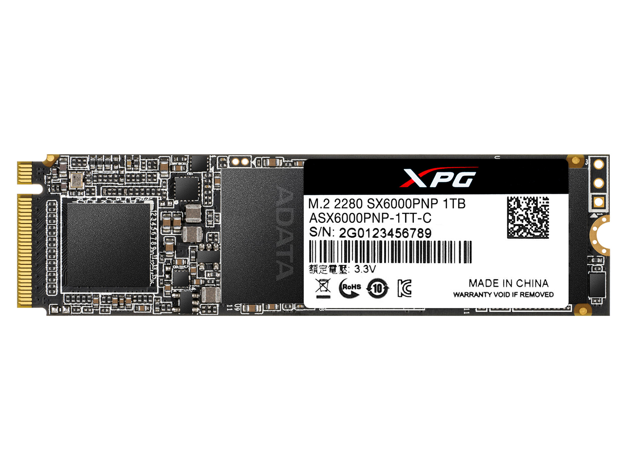 XPG SX6000 Pro ASX6000PNP-1TT-C �̐��i�摜