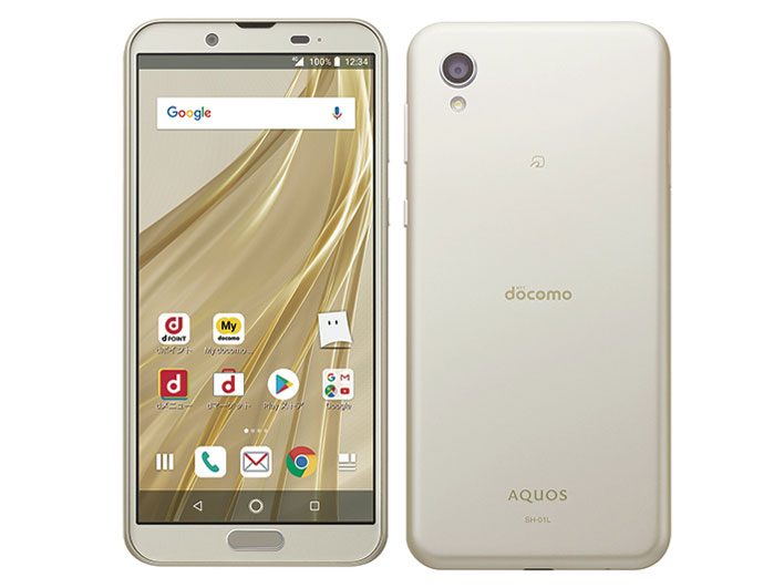 AQUOS sense2 SH-01L docomo [�V�����p���S�[���h] �̐��i�摜