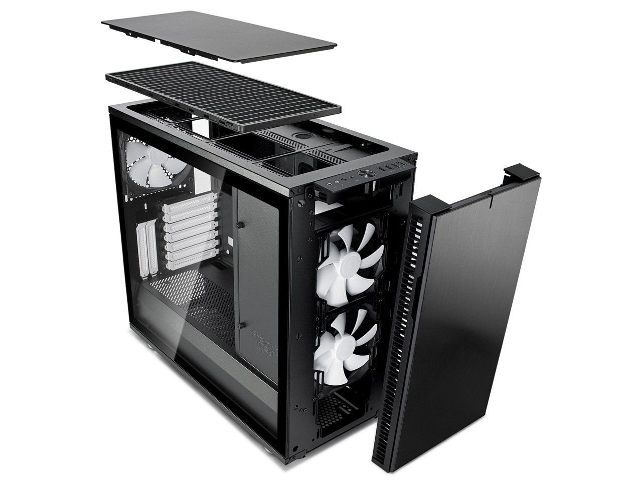 Define R6 USB-C TG FD-CA-DEF-R6C-BK-TGL [�u���b�N]