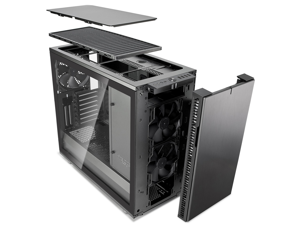 Define R6 USB-C TG FD-CA-DEF-R6C-GY-TGL [�K�����^��]