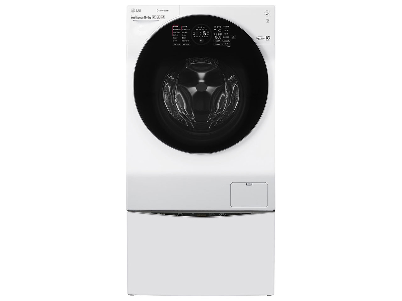 LG DUALWash Non-Steam DULW18H3WJN �̐��i�摜