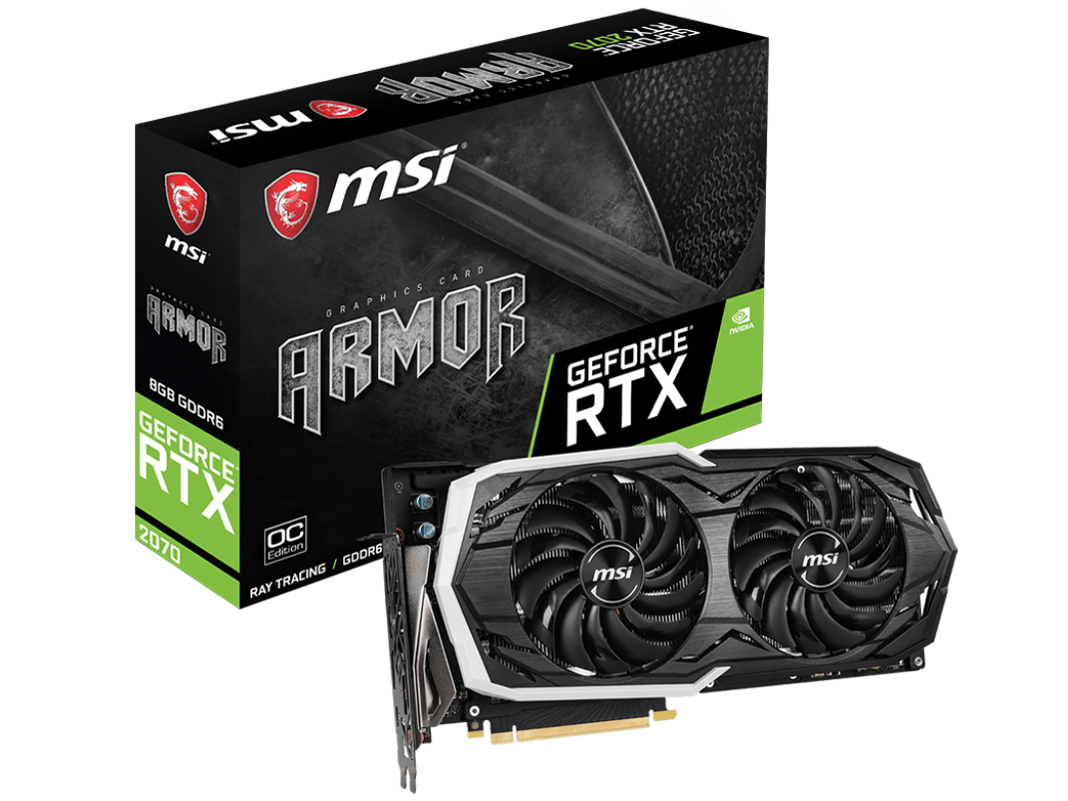 GeForce RTX 2070 ARMOR 8G OC [PCIExp 8GB] �̐��i�摜