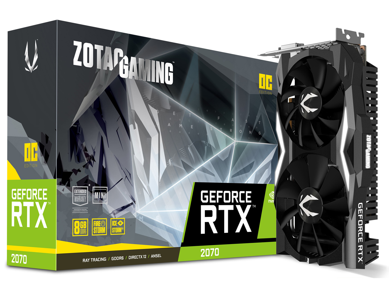 ZOTAC GAMING GeForce RTX 2070 OC MINI ZT-T20700F-10P [PCIExp 8GB] �̐��i�摜