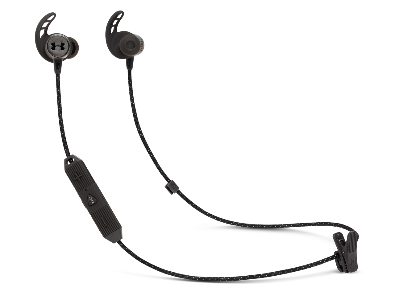 美品●JBL UA SPORT WIRELESS REACT イヤホン ホワイト UA Sport Wireless REACT | Secure-fitting wireless sport